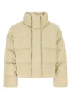 Entire Studios Sand Cotton Down Jacket In Beige O Tan