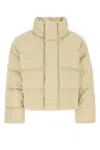 Entire Studios Sand Cotton Down Jacket In Beige O Tan