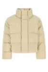 Entire Studios Sand Cotton Down Jacket In Beige O Tan