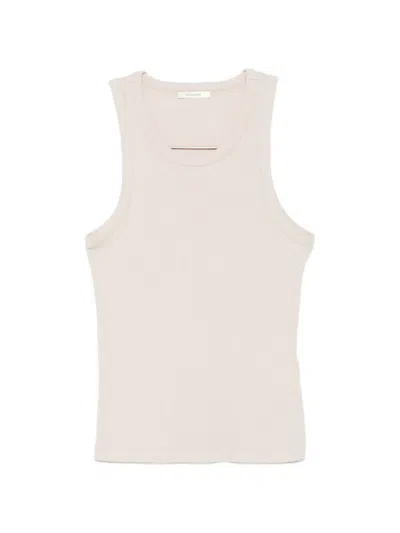 Entire Studios Racer-back Tank Top In Neutral
