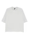 Entire Studios Raglan-sleeve Cotton T-shirt In Gray