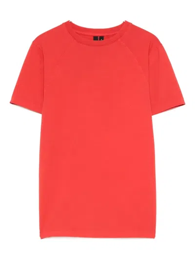 Entire Studios Raglan-sleeve Cotton T-shirt In Red