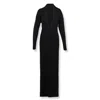 Entire Studios Rallel Dress With Smooth Silhouette And Minimalist Design In Black