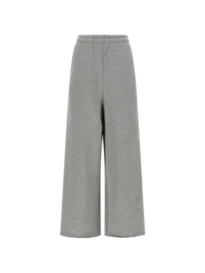 Entire Studios Raw-cut Wide-leg Track Pants In Gray