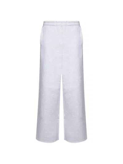 Entire Studios Raw-edge Track Pants In White