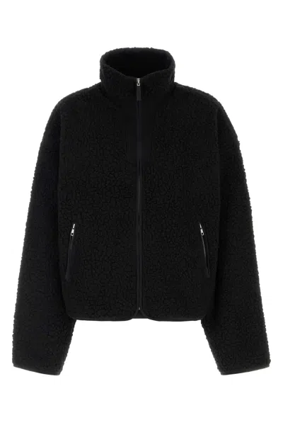Entire Studios Recycled Wool-blend Teddy Jacket For Unisex In Black