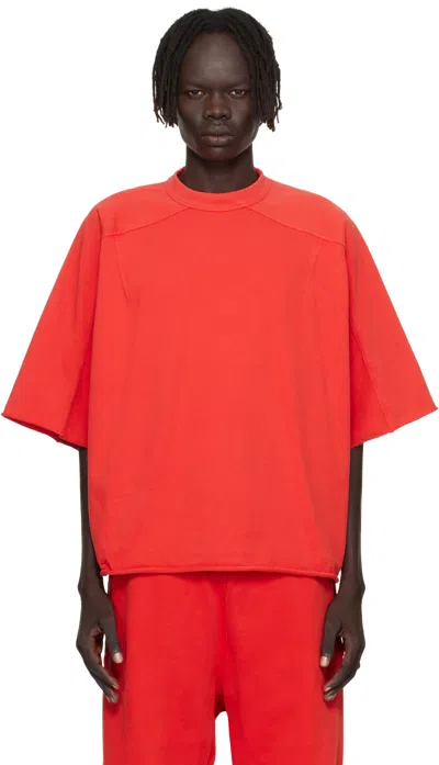 Entire Studios Red Heavy Dart T-shirt