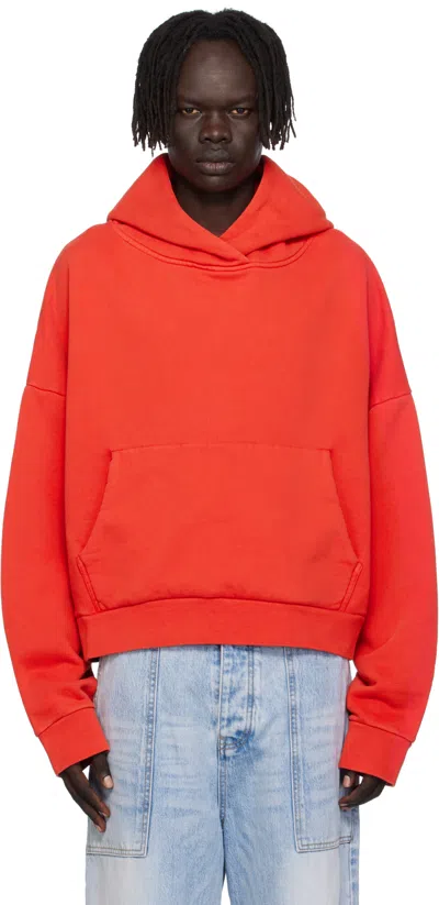 Entire Studios レッド Heavy フーディ In Red