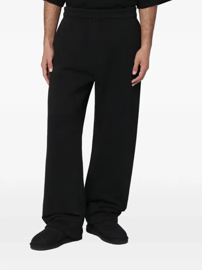 Entire Studios Regular Pantalone Trousers In Black