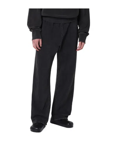 Entire Studios Relaxed Elastic-waist Pants In Black