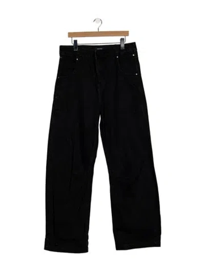 Pre-owned Entire Studios Relaxed Fit Jeans In Black