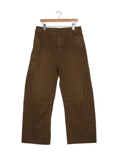 Pre-owned Entire Studios Relaxed Fit Jeans In Brown