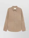 Entire Studios Relaxed Fit Unisex Shirt With Buttoned Cuffs In Neutrals