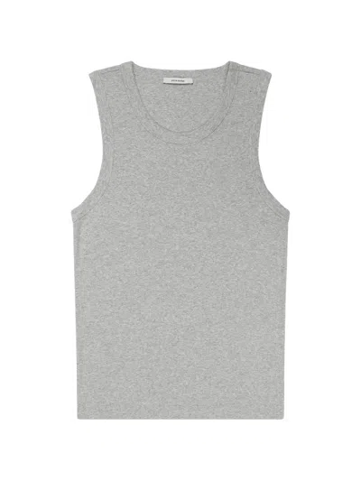 Entire Studios Rib Tank Top In Gray