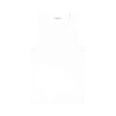 Pre-owned Entire Studios Rib Tank 'white' | Men's Size Xxl