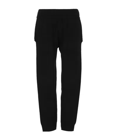 Entire Studios Ribbed Knit Pants In Black