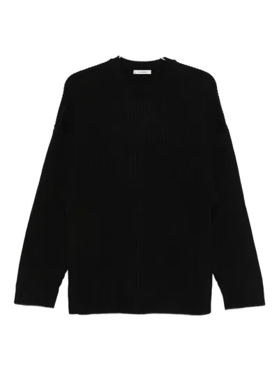 Entire Studios Ribbed Sweater In Black