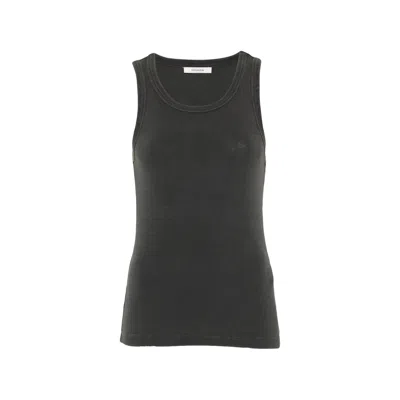 Entire Studios Ribbed Tank Top In Black