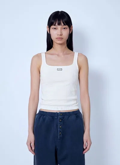 Entire Studios Ribbed Tank Top In Neutral