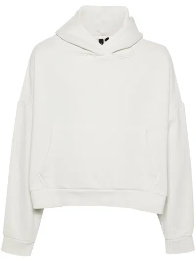 Entire Studios Heavy Washed Cotton Hoodie In Rice