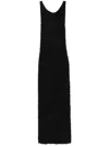 Entire Studios Square Neck Sleeveless Maxi Dress In Black