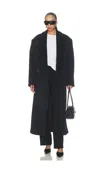 Entire Studios Robe Coat In Black