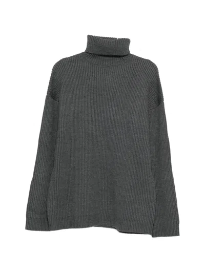 Entire Studios Roll-neck Ribbed Sweater In Multi