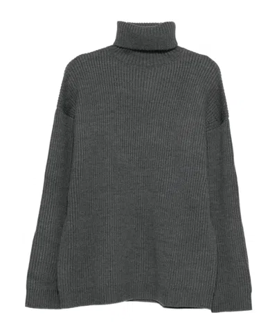 ENTIRE STUDIOS ROLL-NECK RIBBED SWEATER