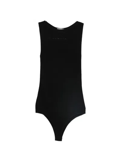 Entire Studios Round-neck Sleeveless Tank Top In Black