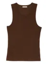 Entire Studios Round Neck T-shirt In Brown