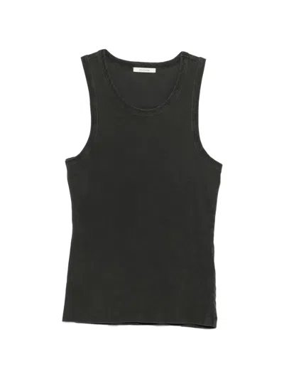 Entire Studios Round-neck Tank Top In Black
