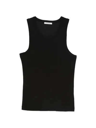 Entire Studios Round-neck Tank Top In Black