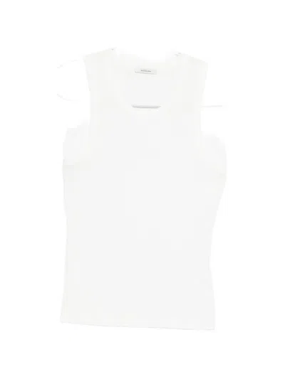 Entire Studios Round-neck Tank Top In White
