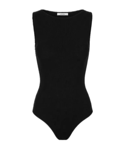 Entire Studios Round-neck Sleeveless Tank Top In Black