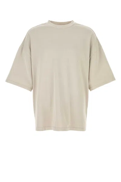 Entire Studios Sand Cotton Oversize T-shirt In White