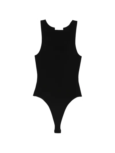 Entire Studios Scoop-neck Bodysuit In Black