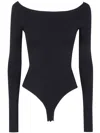 Entire Studios Long-sleeve Bodysuit In Black