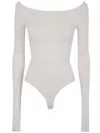 Entire Studios Long-sleeve Bodysuit In White