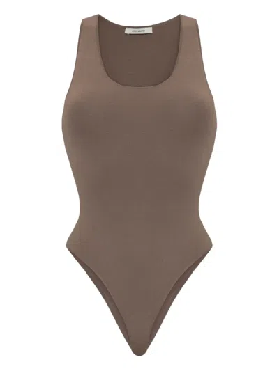 Entire Studios Scoop-neck Sleeveless Body In Brown