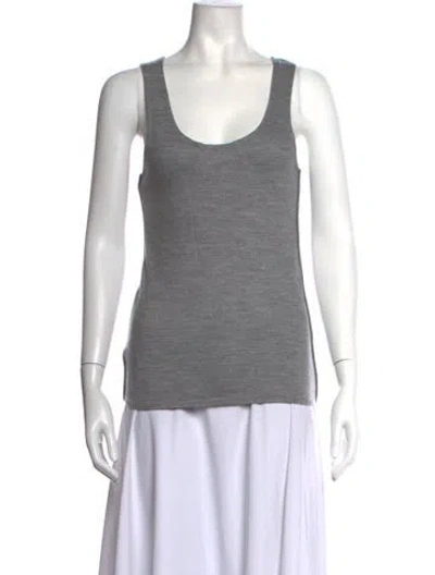 Pre-owned Entire Studios Scoop Neck Sleeveless Top In Black