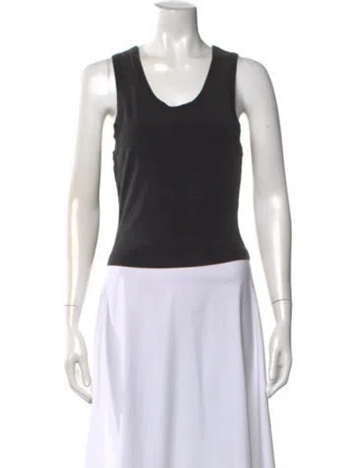 Pre-owned Entire Studios Scoop Neck Sleeveless Top In Gray
