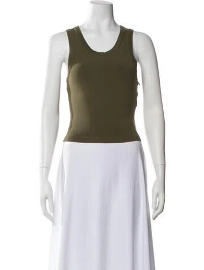 Pre-owned Entire Studios Scoop Neck Sleeveless Top W/ Tags In Green