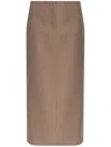 Entire Studios Script Maxi Skirt In Braun