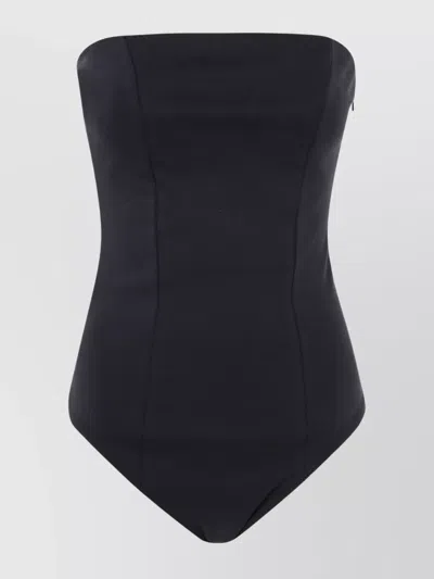 ENTIRE STUDIOS SEAMLESS STRAPLESS FITTED SILHOUETTE BODYSUIT