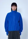 Entire Studios Shell Fleece Pullover Sweatshirt In Blue