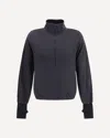 Entire Studios Shell Fleece Zip Jacket In Black