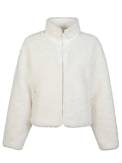 Entire Studios Sherpa Fleece Jacket In White