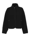 Entire Studios Sherpa Zip Jacket In Black