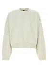 Entire Studios Felpa Oversize In Cotone Gesso Uomo In White
