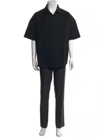 Pre-owned Entire Studios Short Sleeve Shirt In Black